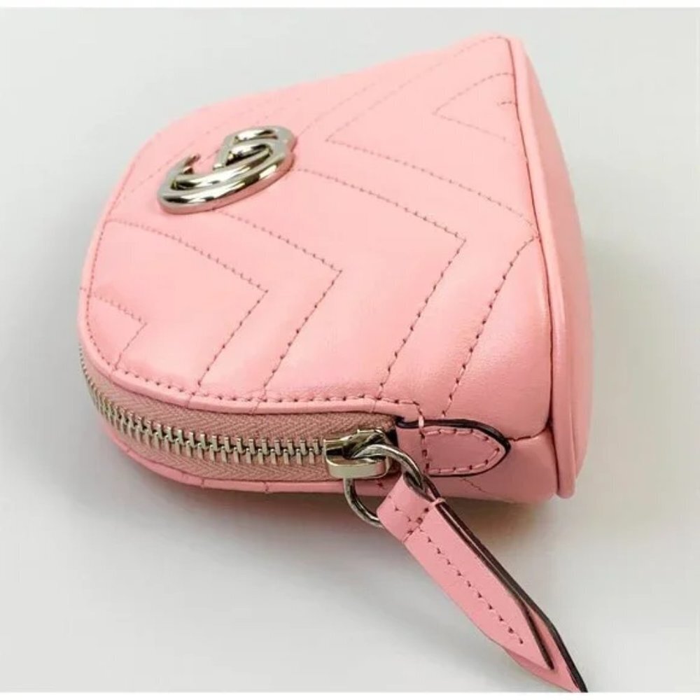 NWT Gucci Pink GG Marmont Cosmetic Case - Picture 4 of 10